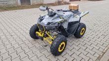 Dětská čtyřtaktní čtyřkolka ATV MiniRocket Panther 125ccm, 3 rych. poloaut. 8 kola, šedá (1)