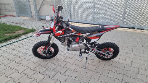 Pitbike MiniRocket Dorado DK90 12/10 Automat, el startér, sedlo 67,5cm, černý (9)
