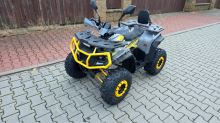 Dětská čtyřtaktní čtyřkolka ATV MiniRocket RockRider 125ccm 3+1, 8 kola, šedá (1)