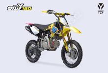 PITBIKE YCF BIGY F150 LIMITED 17/14 el startér, řazení se spojkou, sedlo 89cm