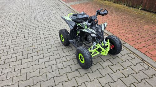 Dětská čtyřtaktní čtyřkolka ATV MiniRaptor 110ccm, 4T, hydraulická brzda, 1+1, černá