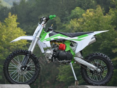 Pitbike MiniRocket SuperPit 125ccm 17/14 sedlo 81cm,  zelená Pozor razeni dokola!!