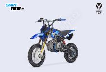 PITBIKE YCF START F125 LIMITED 14/12 řazení bez spojky poloautoma, sedlo 76,5cm