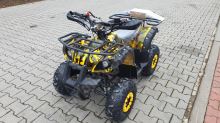 Dětská čtyřtaktní čtyřkolka ATV Toronto 125ccm žluty maskáč 1 rych. poloaut 7&quot; kola