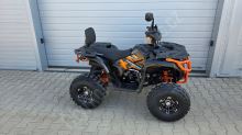 Dětská čtyřtaktní čtyřkolka  MiniRocket Troodon Deluxe 125ccm, 3+1, 8 kola, černo-oranzova (13)
