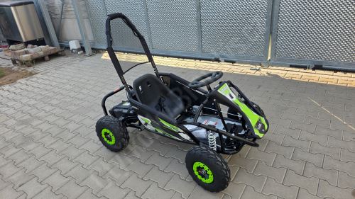 Dětská Bugina akumulátorová MiniRocket MudMonster 1000W, 48V, zelená (2)