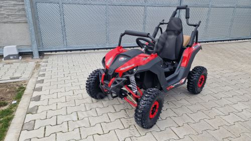 Dětská Bugina akumulátorová  ECO MiniUTV Renegade 1200W 48V červená (8)