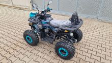 Dětská čtyřtaktní čtyřkolka ATV Hunter II 125ccm, 3 rych. poloautomat 8 kola, modrá (27)