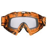 Oranžové Cross/MTB brýle - čiré sklo