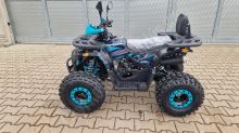 Dětská čtyřtaktní čtyřkolka ATV Hunter II 125ccm, 3 rych. poloautomat 8 kola, modrá (26)