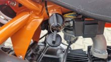 Pitbike Zuumav S3 125ccm 14/12 řazení bez spojky poloautoma, el startér, sedlo 73 oranžová (10)