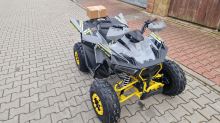 Dětská čtyřtaktní čtyřkolka ATV MiniRocket Panther 125ccm, 3 rych. poloaut. 8 kola, šedá (5)