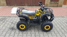 Dětská čtyřtaktní čtyřkolka ATV Toronto 125ccm, 1 rych. poloaut, 7 kola, žluty maskáč (1)
