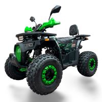 Dětská čtyřtaktní čtyřkolka ATV Hunter II 125ccm, 3 rych. poloautomat 8 kola, zelená