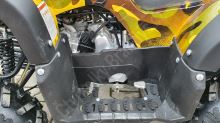 Dětská čtyřtaktní čtyřkolka ATV Toronto 125ccm, 1 rych. poloaut, 7 kola, žluty maskáč (13)