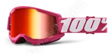 STRATA 2, 100% brýle Fletcher, zrcadlové červené plexi