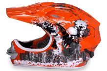 Dětská cross helma Xtreme- Oranžová M