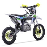 Pitbike MiniRocket DT125 17/14 světlo, el startér, automat, sedlo 86cm, modrý (4)