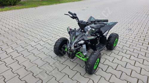 Dětská elektro čtyřkolka ATV MiniRaptor 1300W 48V,Lithium,hydraulicke brzdy, 6kola,zelená