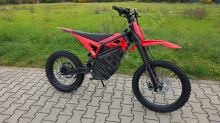 Elektrická motorka pitbike MRM M8 10kW 72V 19/17,sedlo 88cm, červený (19)