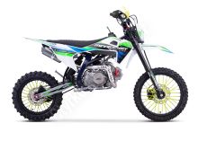 Pitbike MiniRocket DT125 17/14 světlo, el startér, řazení se spojkou, sedlo 86cm, modrý (6)