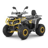 Dětská čtyřtaktní čtyřkolka ATV MiniRocket RockRider 125ccm 3+1, 8 kola, šedá Dětská čtyřtaktní čtyřkolka ATV MiniRocket RockRider 125ccm 3+1, 8 kola, šedá