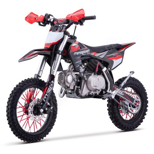 Pitbike MiniRocket DK125 14/12 el startér, automat, sedlo 70cm černý