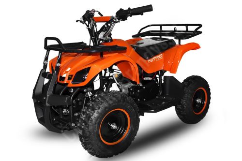 Dětská dvoutaktní čtyřkolka ATV Torino 49ccm, E-start oranžová