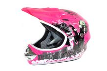 Dětská cross helma Xtreme- Růžová S