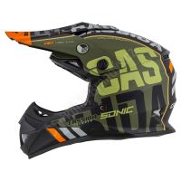 Přilba Cross Cup Sonic, CASSIDA (zelená matná/oranžová) M (57 až 58 cm) (2)