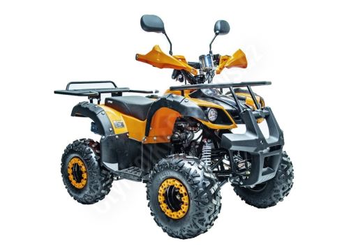 Dětská čtyřtaktní čtyřkoka Toronto 125ccm 1 rych. poloautomat 7 kola, oranžova