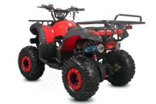 Dětská čtyřtaktní čtyřkolka ATV Toronto 125ccm, 1 rych. poloautomat, 7 kola, červená (2)