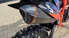 Pitbike Zuumav K5 PRO 250ccm 14,5kW, 21/18 světlo, el startér, sedlo 92cm, oranžový (15)