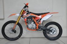 Pitbike MiniRocket PitRock 250ccm 21/18 oranžová, sedlo 92cm (1)