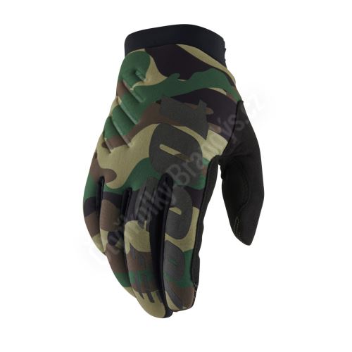 Rukavice BRISKER, 100% - USA (camo/černá)velikost L