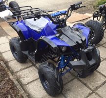 Dětská čtyřtaktní čtyřkolka ATV Toronto 125ccm, 1 rych.poloautomat, 7 kola, modrá