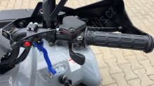 Dětská čtyřtaktní čtyřkolka ATV MiniRocket Troodon Deluxe 125ccm, 3+1, 8 kola, šedo-modrá (8)
