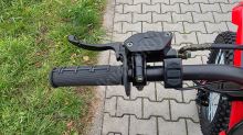 Elektrická motorka pitbike MRM M8 10kW 72V 19/17,sedlo 88cm, červený (18)