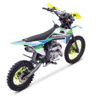 Pitbike MiniRocket DT125 17/14 světlo, el startér, řazení se spojkou, sedlo 86cm, modrý (3)