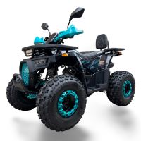Dětská čtyřtaktní čtyřkolka ATV Hunter II 125ccm, 3 rych. poloautomat 8 kola, modrá Dětská čtyřtaktní čtyřkolka ATV Hunter II 125ccm, 3 rych. poloautomat 8 kola, modrá
